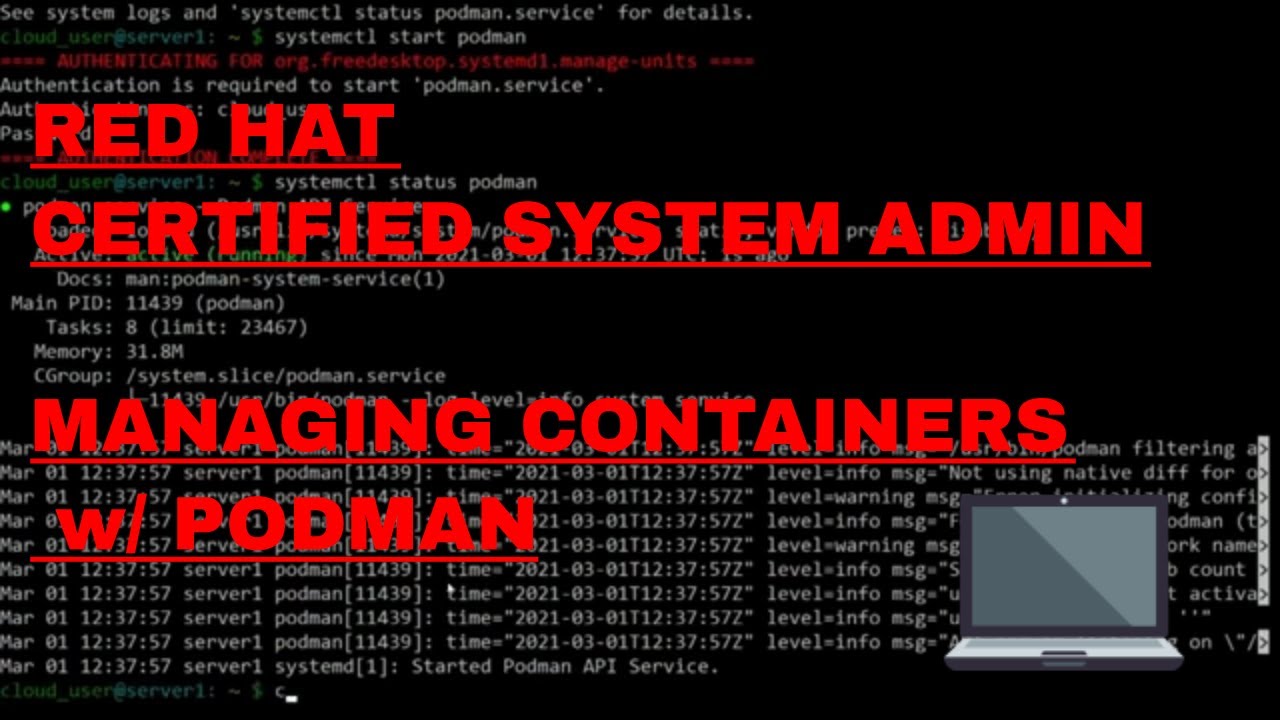 RHSCA - podman aka containers