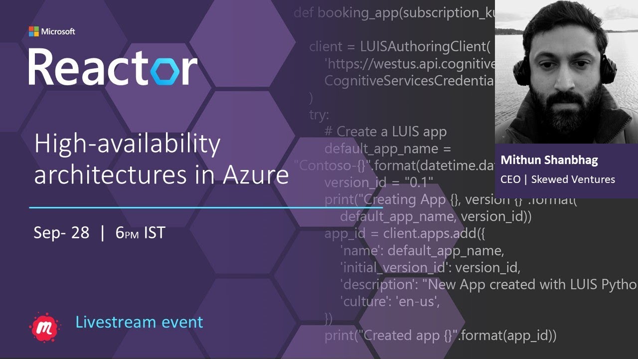 High-Availability Architectures in Azure