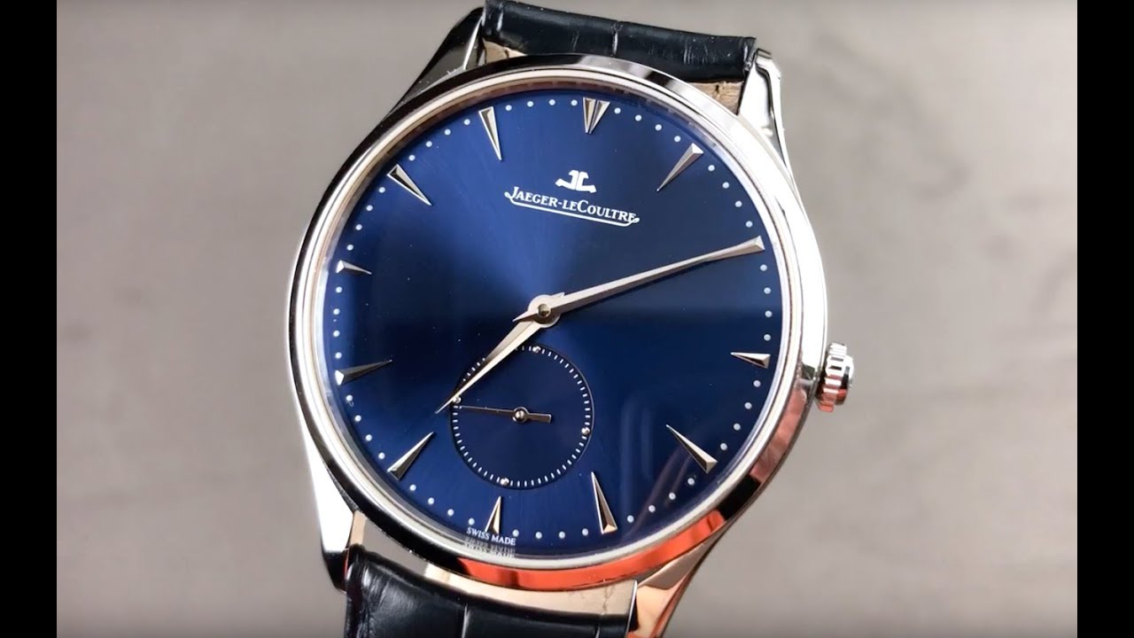Jaeger-LeCoultre Master Ultra Thin Small Second BLUE Dial Q1358480 JLC Watch Review