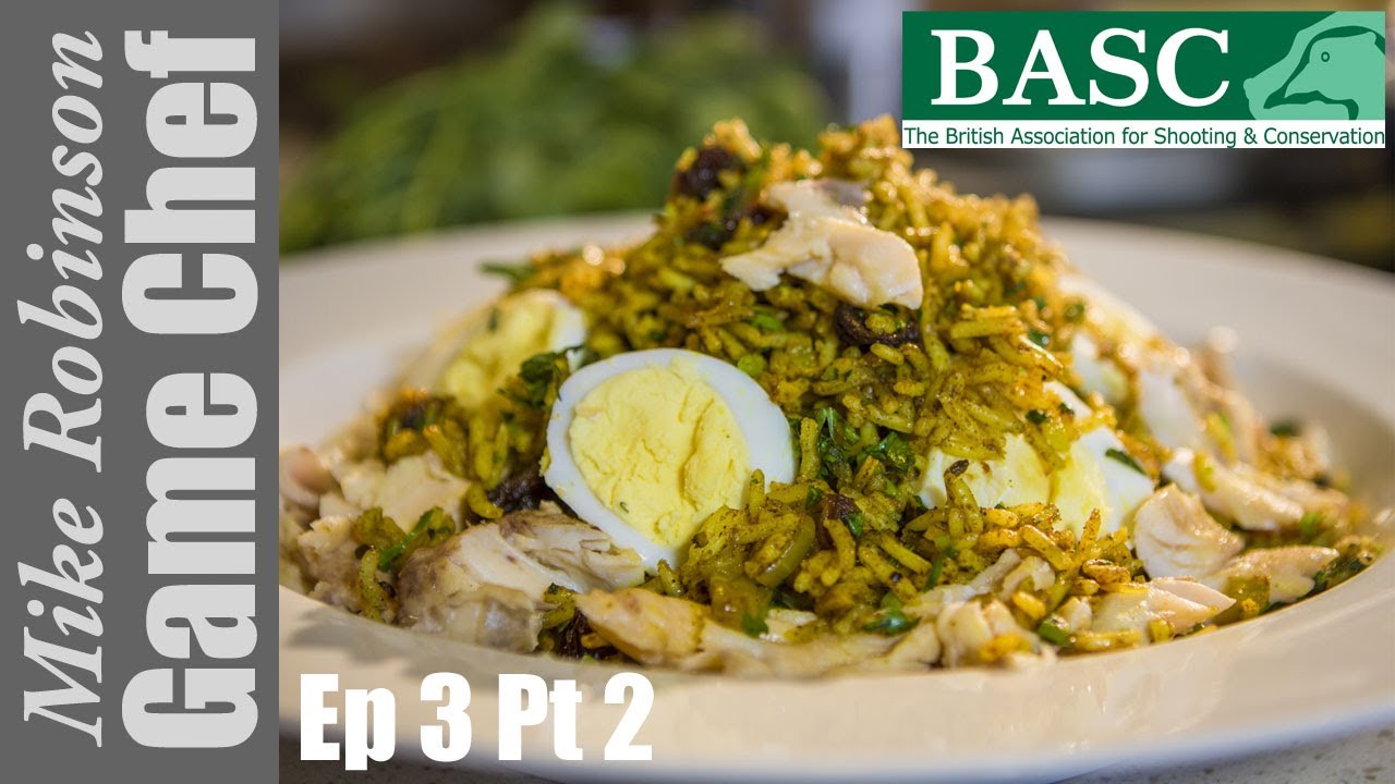 Hot Smoked Trout Kedgeree - a step by step recipe by ITV Game Chef Mike Robinson (Part 2)