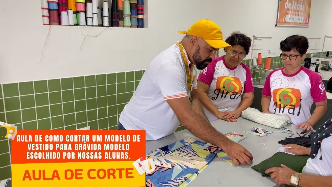 AULA DE COMO CORTAR UM MODELO DE VESTIDO PARA GRÁVIDA MODELO ESCOLHIDO POR NOSSAS ALUNAS#modelagem