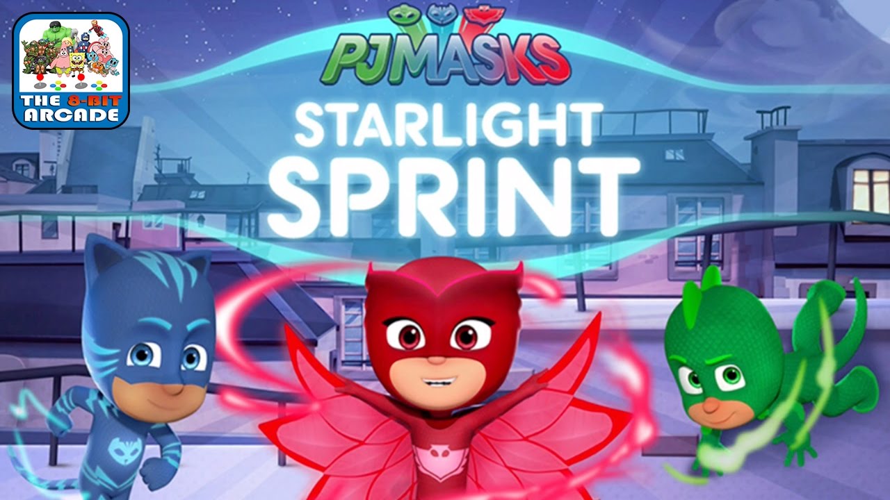 PJ Masks: Starlight Sprint - Stop Romeo, Night Ninja & Luna Girl (Disney Junior Games)