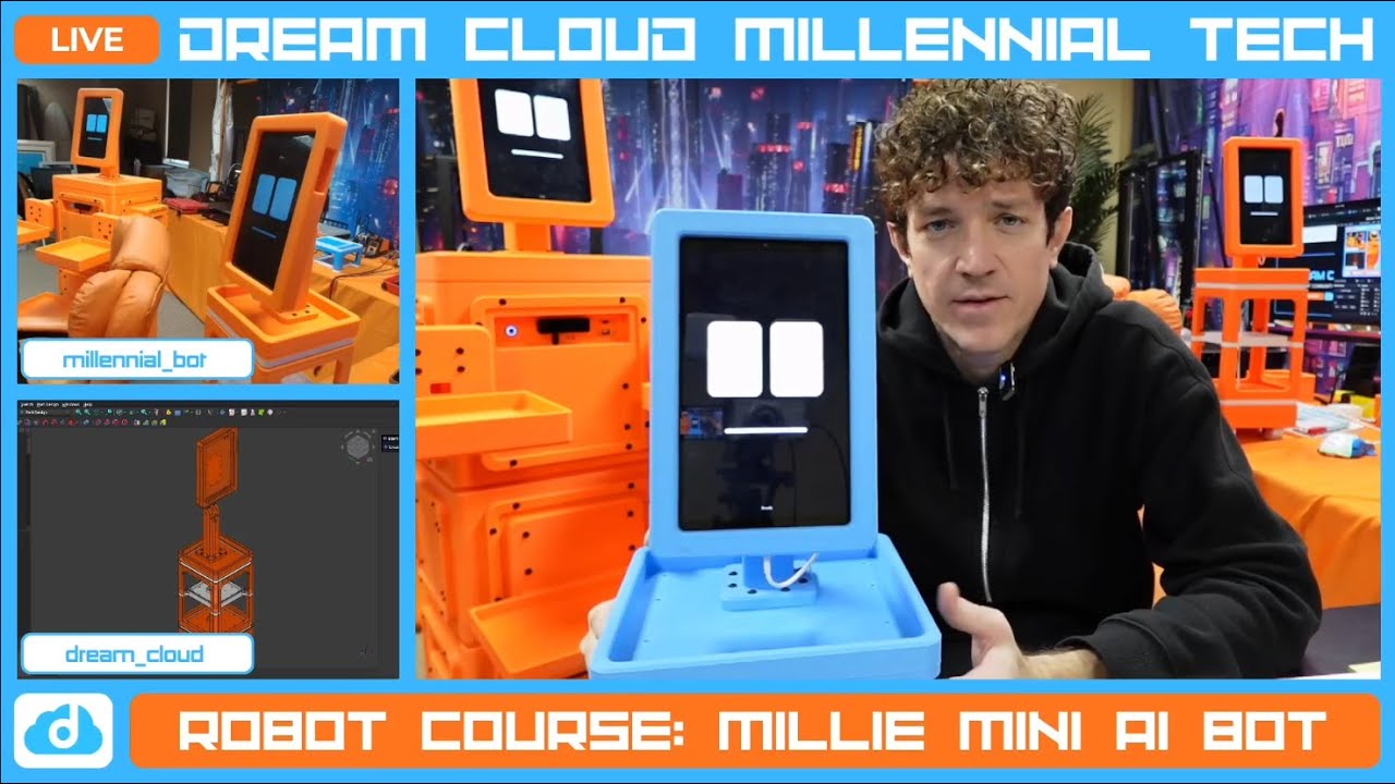 Millie Mini AI Bot - Intro + FreeCAD Basics - Robotics Course