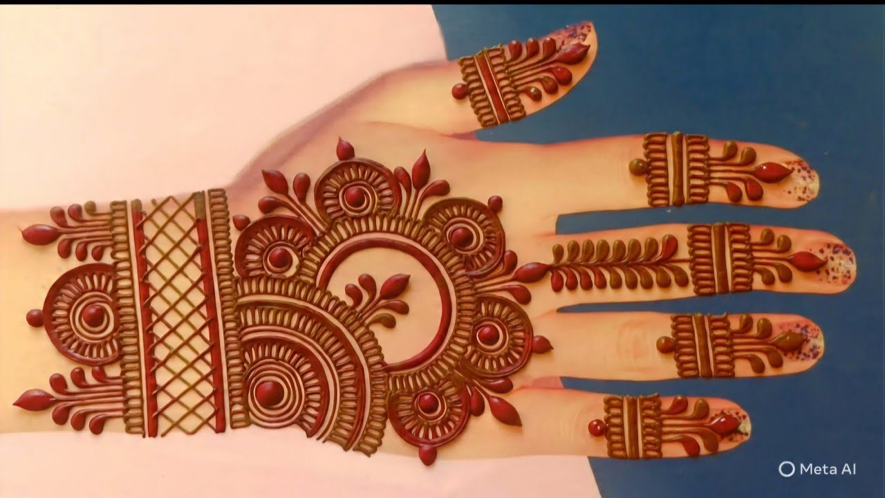Easy Arabic Mehndi Design Tricks 2025 | Back Hand Mehandi Design | Mehandi | Mehndi