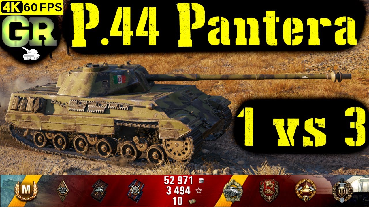 World of Tanks P.44 Pantera Replay - 8 Kills 6.5K DMG(Patch 1.4.1)