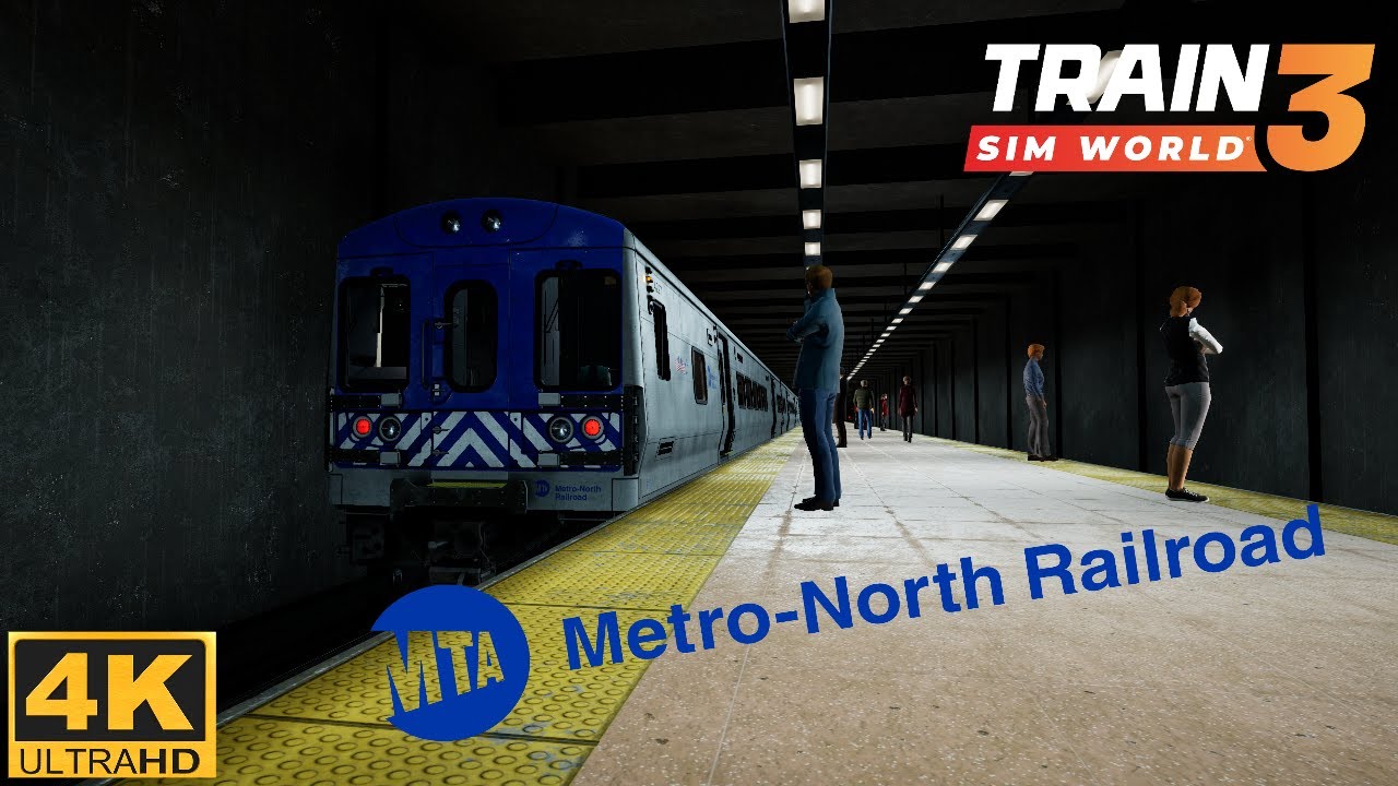 METRO NORTH RAILROAD NEW YORK - M7A EMU | North White Plains to Grand Central Terminal| TSW3 | 4K⁶⁰