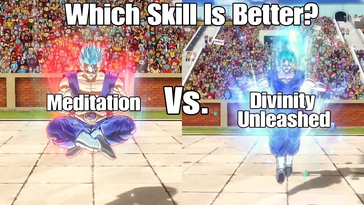 Тест навыков в Xenoverse 2! «Медитация» против «Божественности»! Какой навык для восстановления/у...