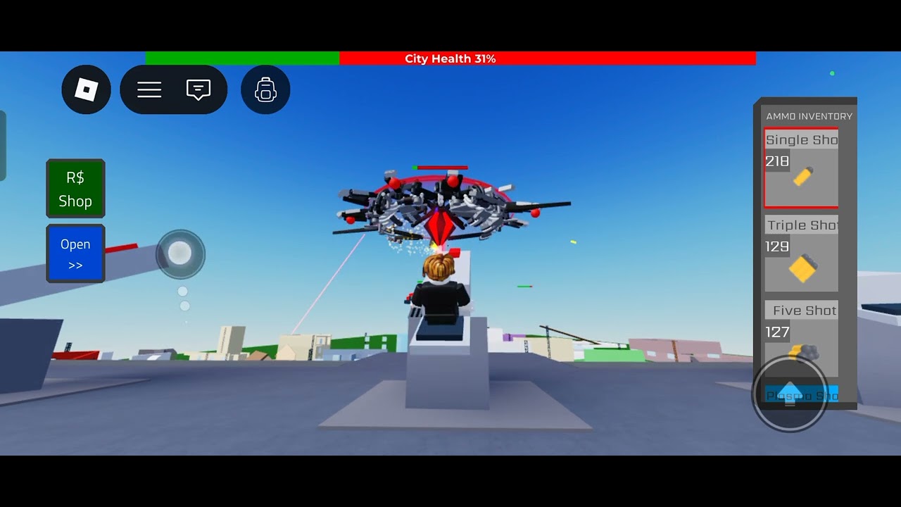 Base Attack Mothership boss fight
