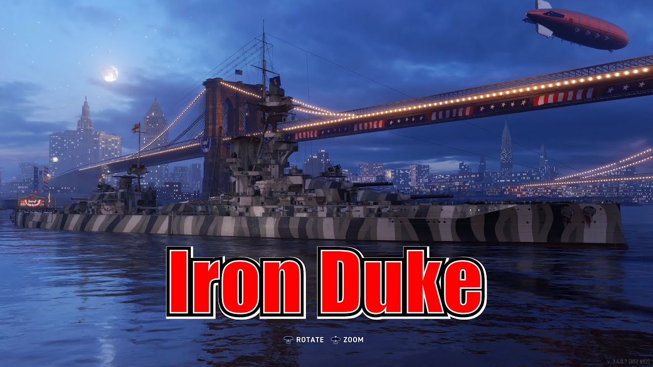 Path To the Vanguard! Iron Duke (World of Warships Legends Xbox Series X) 4k