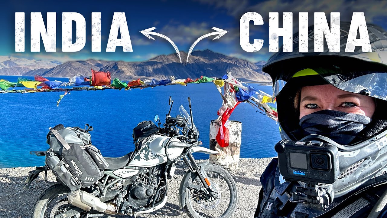 The Himalayan Lake that is split between INDIA 🇮🇳 and CHINA