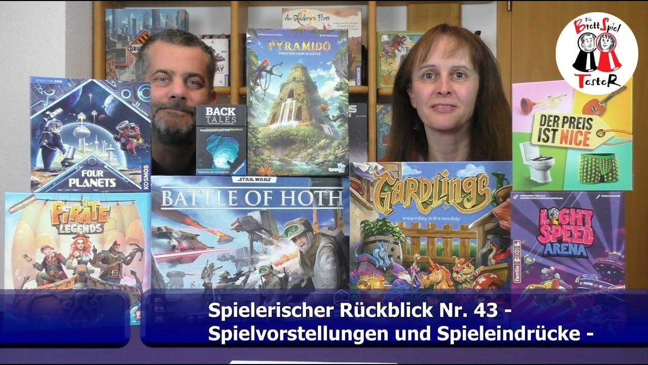 Spielerischer Rückblick Nr. 43 - Spielvorstellungen und Spieleindrücke - Die Brettspieltester