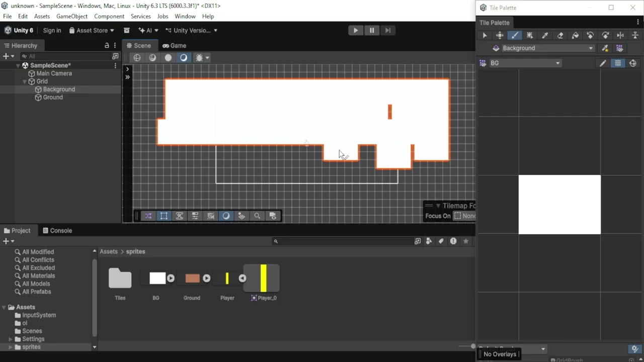 Setting up the Player character 