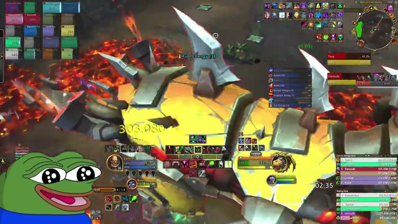 Mythic Cauldron of Carnage Affliction Warlock PoV