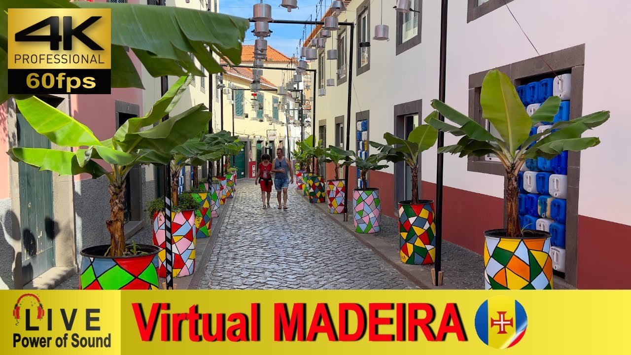 MADEIRA - Camara de Lobos 💢4K 60fps 🎧Live Sounds #virtualmadeira