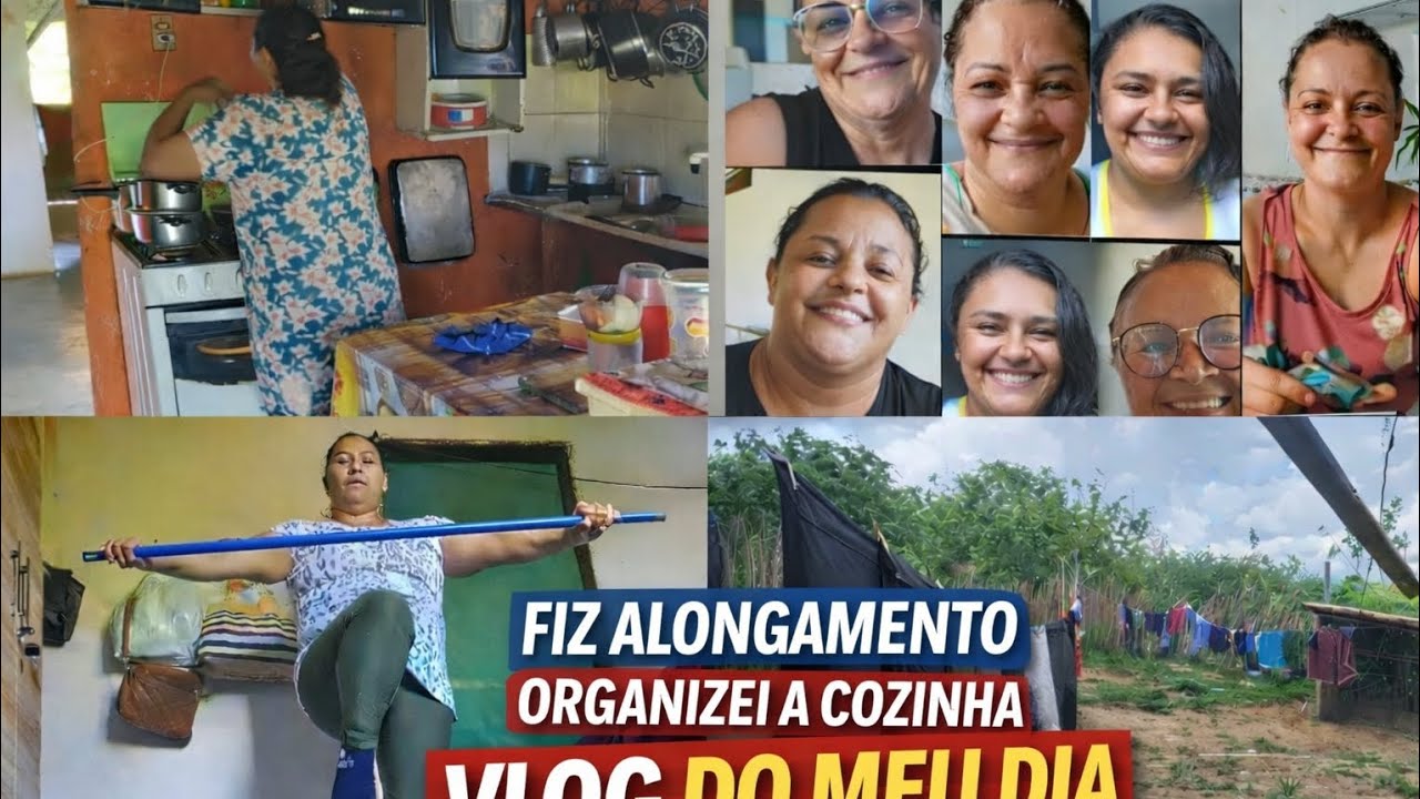 🌿 VIDA SIMPLES E FELIZ 💛 + alongamento , cozinha arrumada✨️ e roupa lavada 🧼