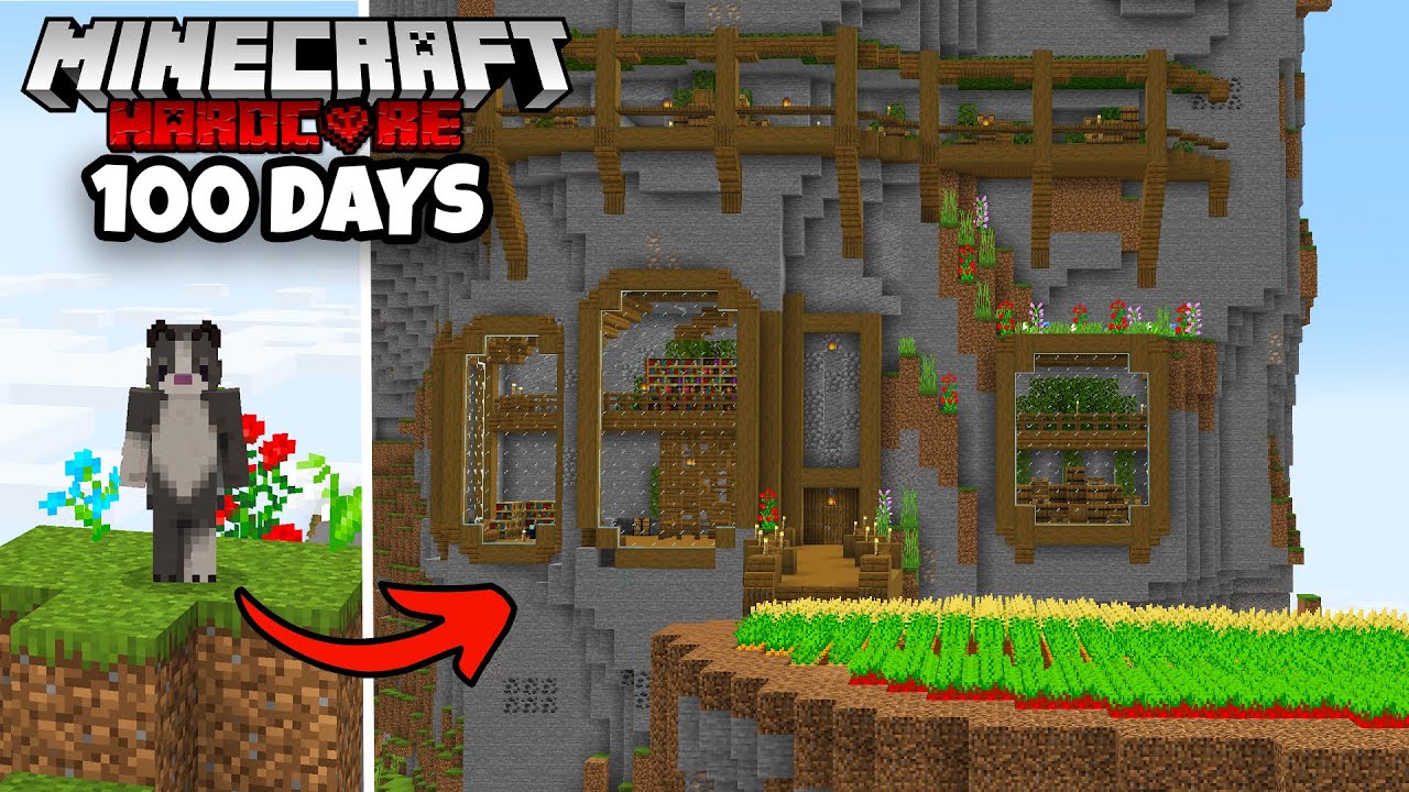 I Survived 100 Days in an Amplified World in Minecraft Hardcore