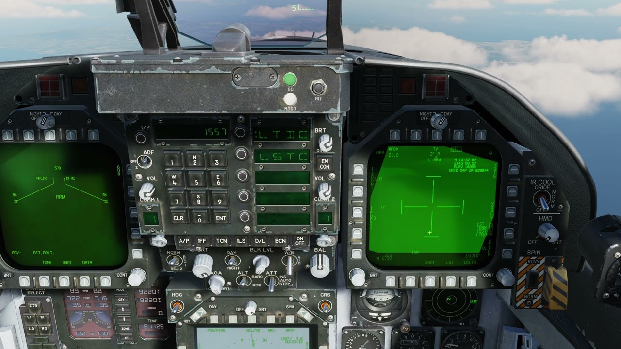DCS F/A-18C Tutorial 9 - ATFLIR targeting pod