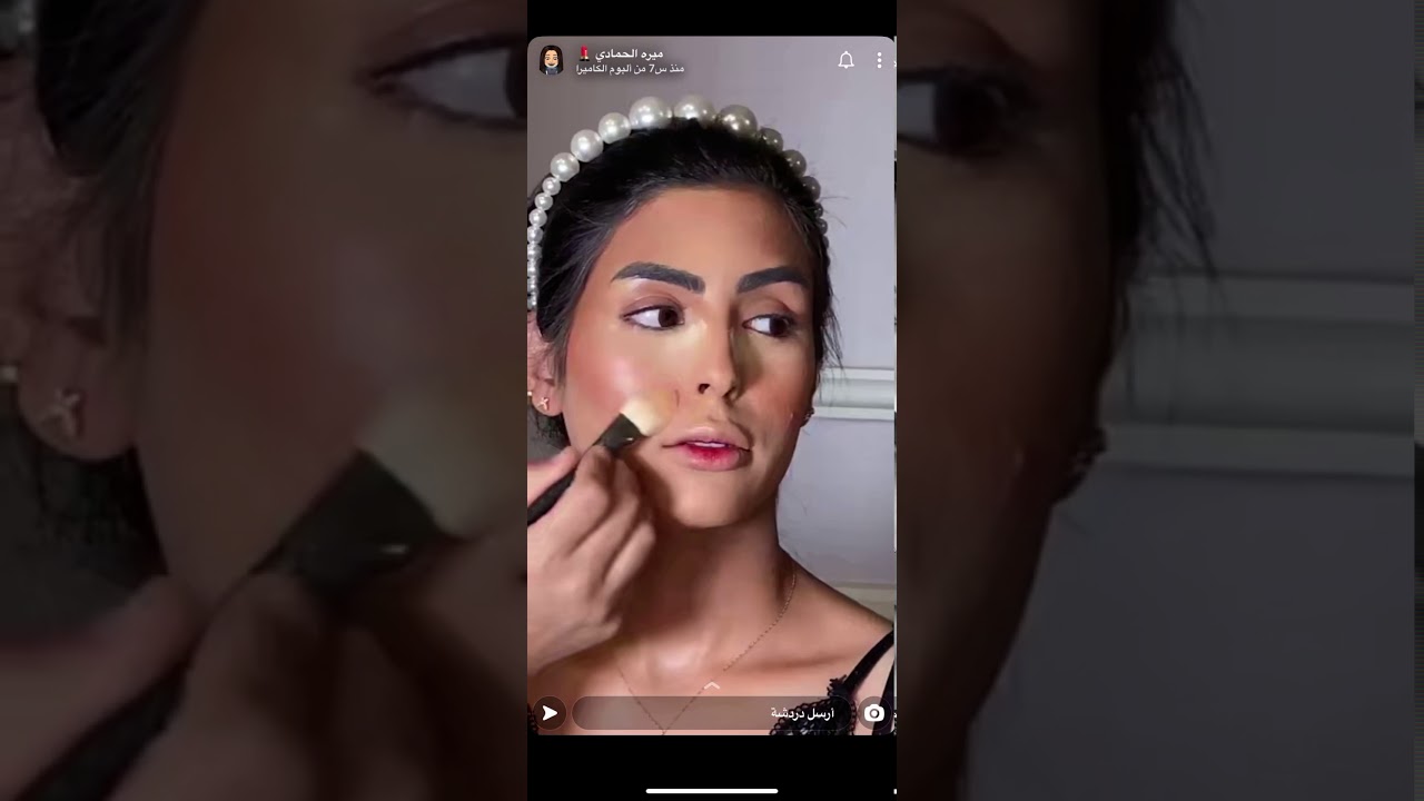 تتوريال ميكب درجات البني سناب الآرتست💄: ميره الحمادي makeup tutorial