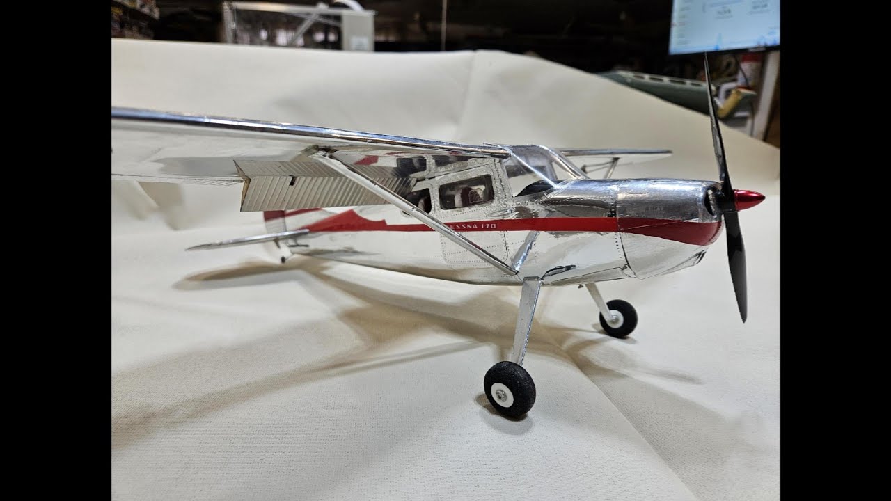 Guillows Cessna 170 RC conversion episode #2 #Grants shop
