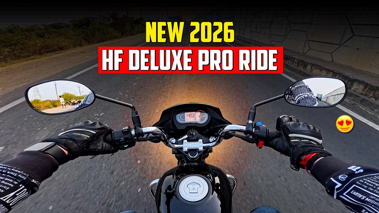 New 2026 Updated HF Deluxe Pro Ride 😍| Best 100cc Bike in 2026? 🤔|