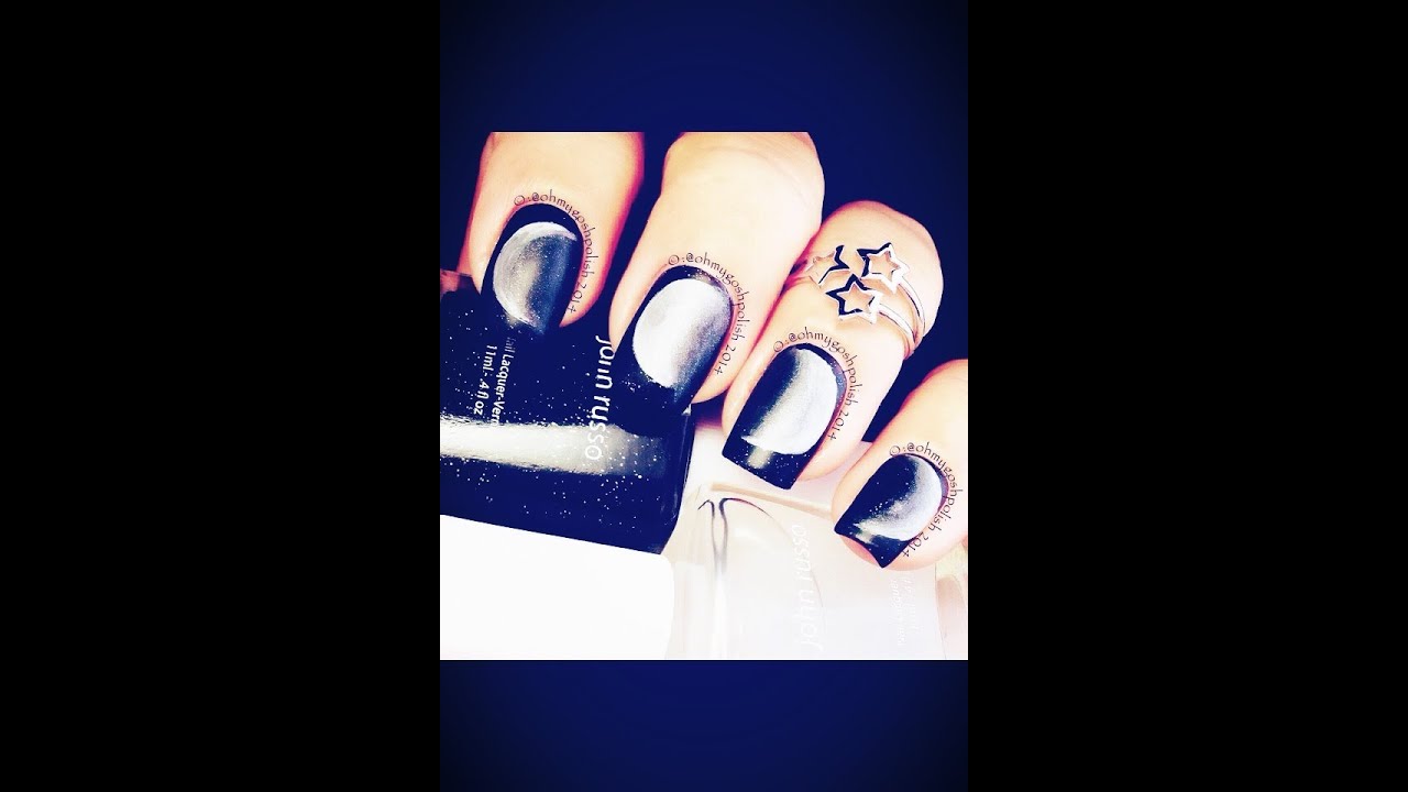 Moon Phasing Nail art