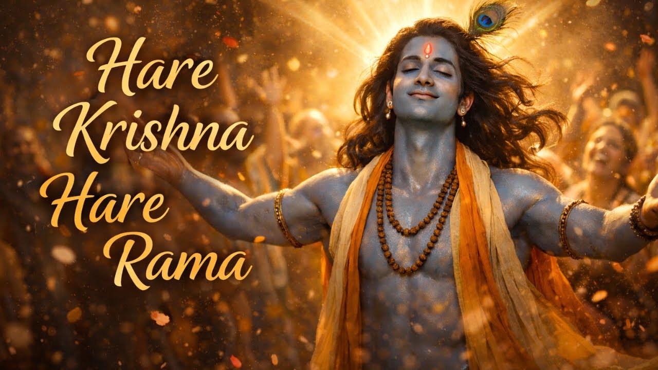 Hare Krishna Mahamantra (108 Times) | Powerful ISKCON Kirtan for Peace, Healing & Meditation