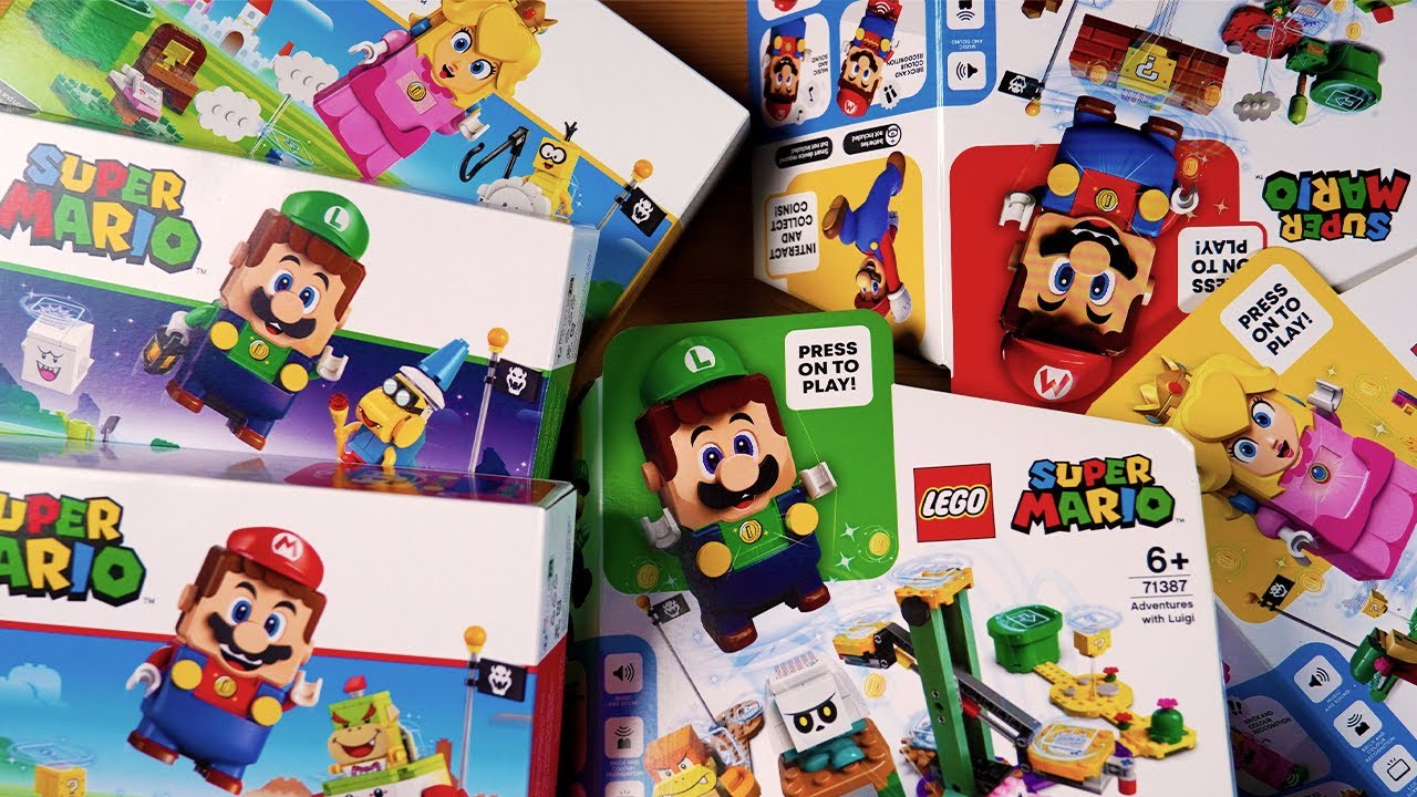 All LEGO Super Mario starter sets