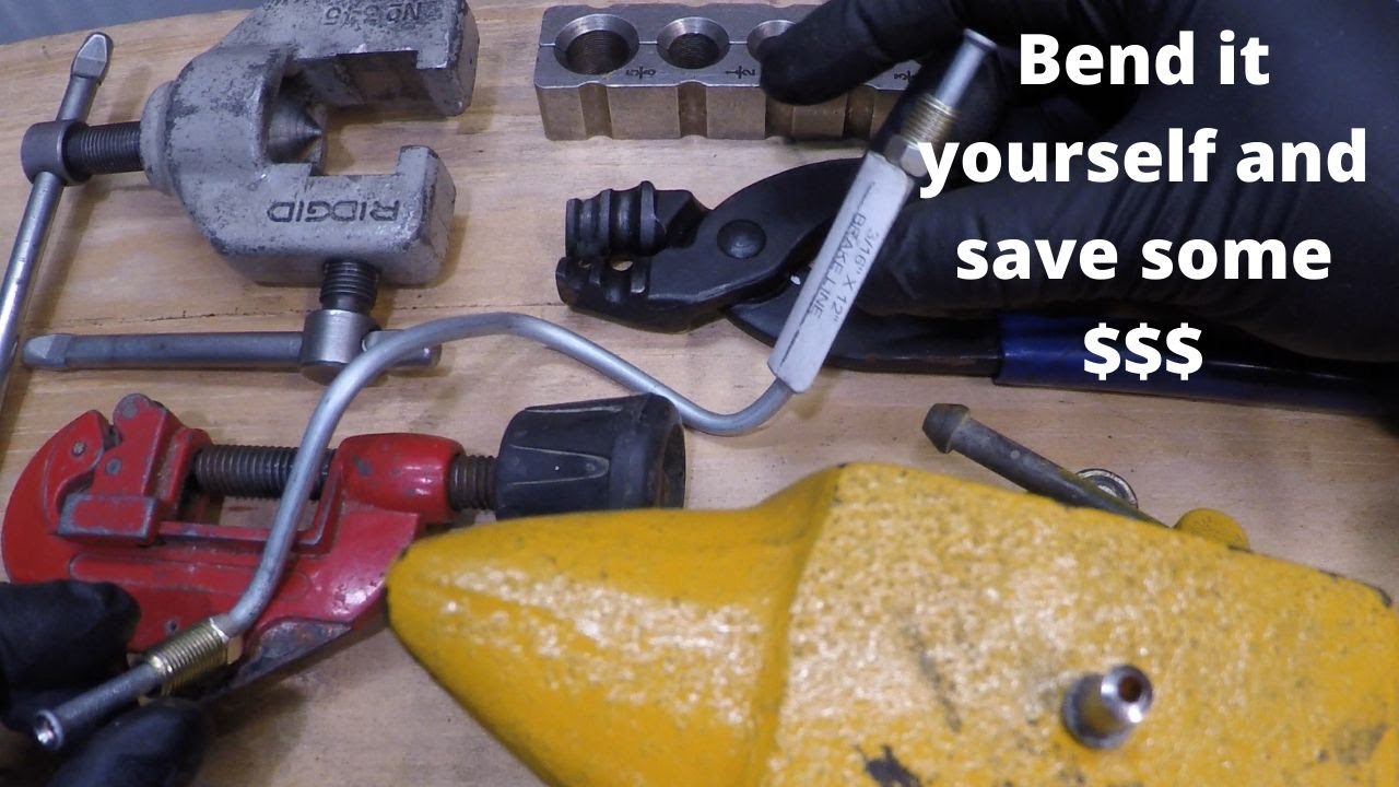 How to Bend/Form Brake Lines (2 techniques)
