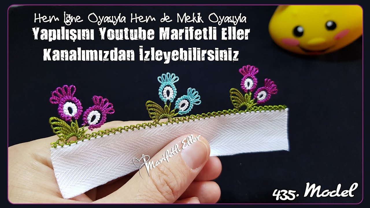 Gösterişli Bir Modelin İğne Oyasıyla Anlatımlı Yapılışı | 435. Model