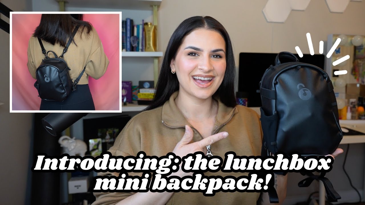 *new* Lunchbox Anti-Theft Mini Backpack Key Features & What to Pack! 🎒