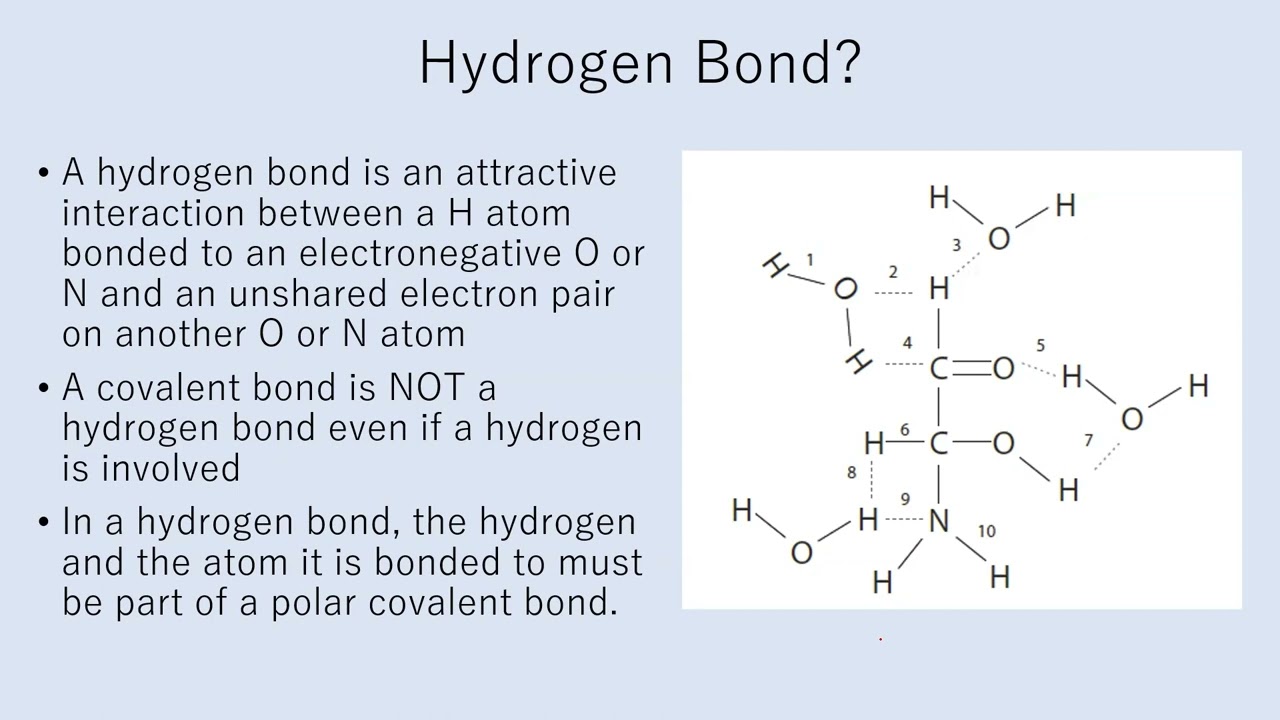Identifying Hydrogen Bonds