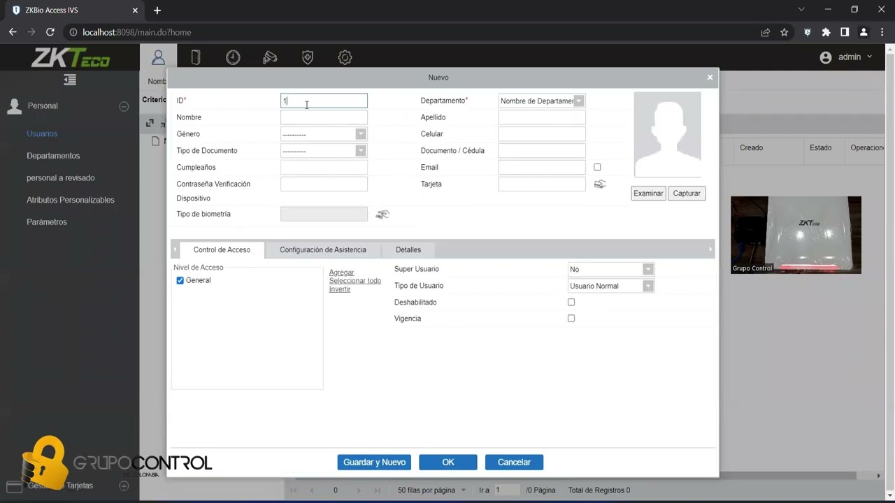 Como configurar un sistema de acceso vehicular