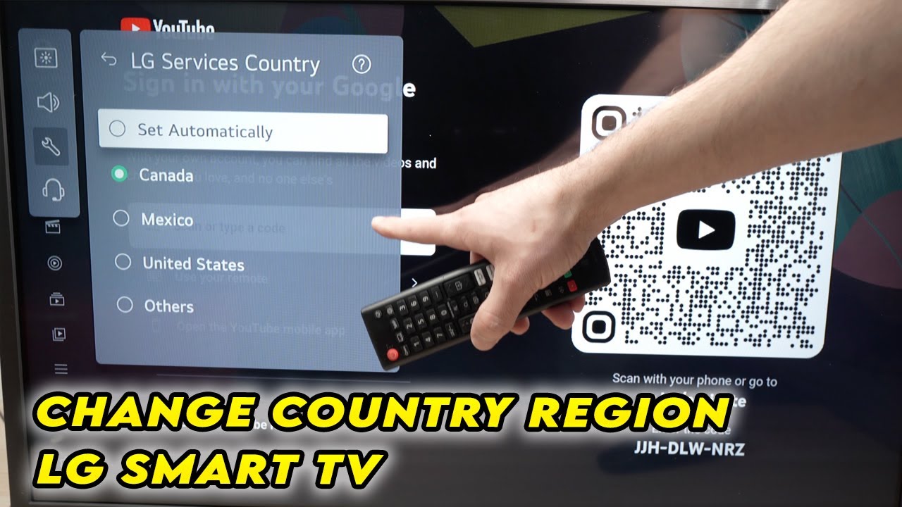 LG Smart TV: How to Change Location Country