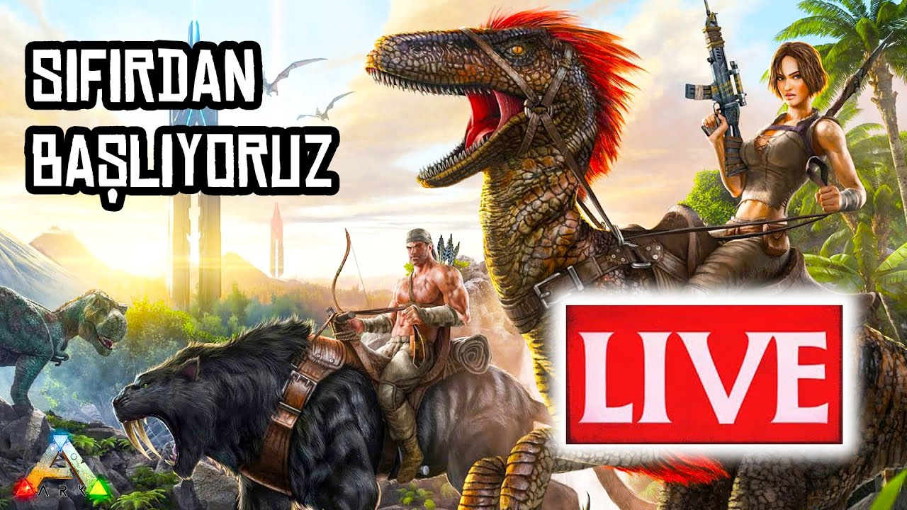 ARK Survival Evolved CANLI 🔴 | İlk Yayın! Sıfırdan Hayatta Kalma (Türkçe)