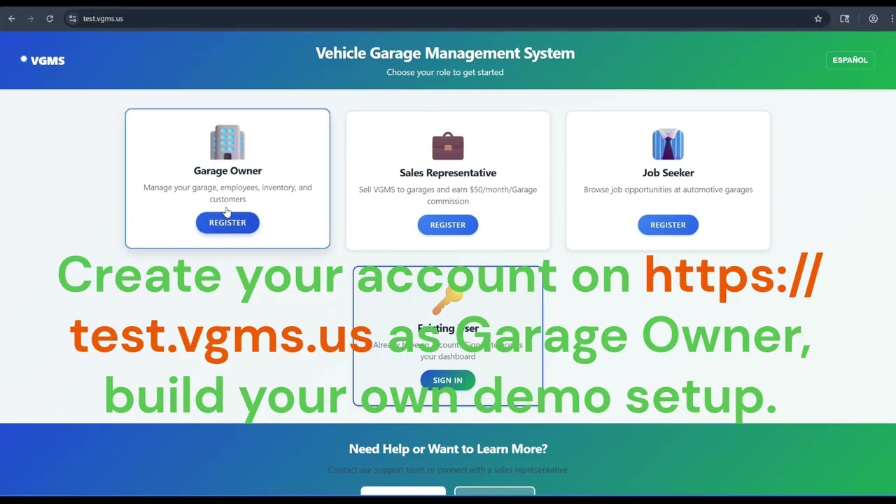 VGMS: How to be your own BOSS ?