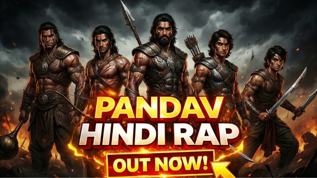 Pandavas Rap | The Five Flames of Dharma | Hindi Dark Mythological Rap
