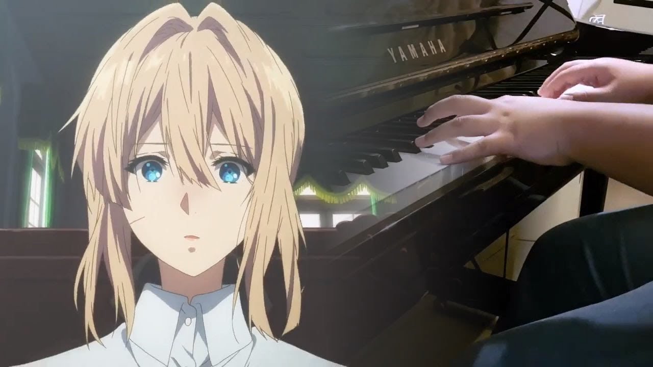 [Violet Evergarden OST] "Across the Violet Sky" - Episode 4 / PV 3 BGM (Piano)