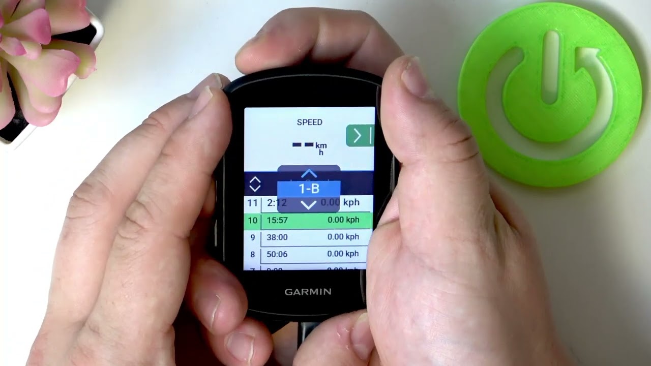 GARMIN EDGE 540 &ndash; Как изменить макет экрана круга