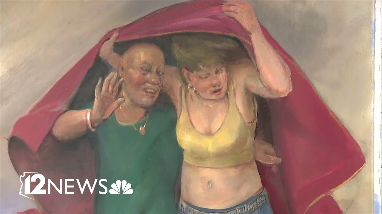 Artist uses talent to paint reality of homelessness in Phoenix