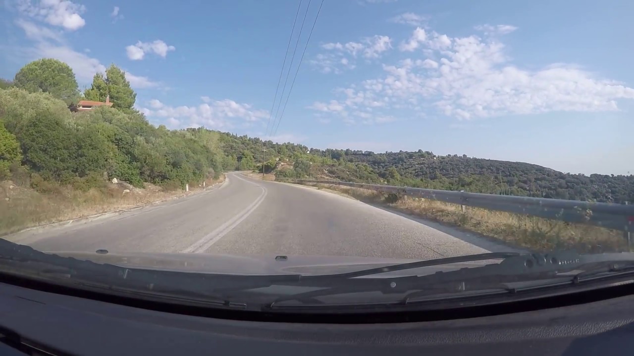 Road from Sarti to Platanitsi beach(camp)