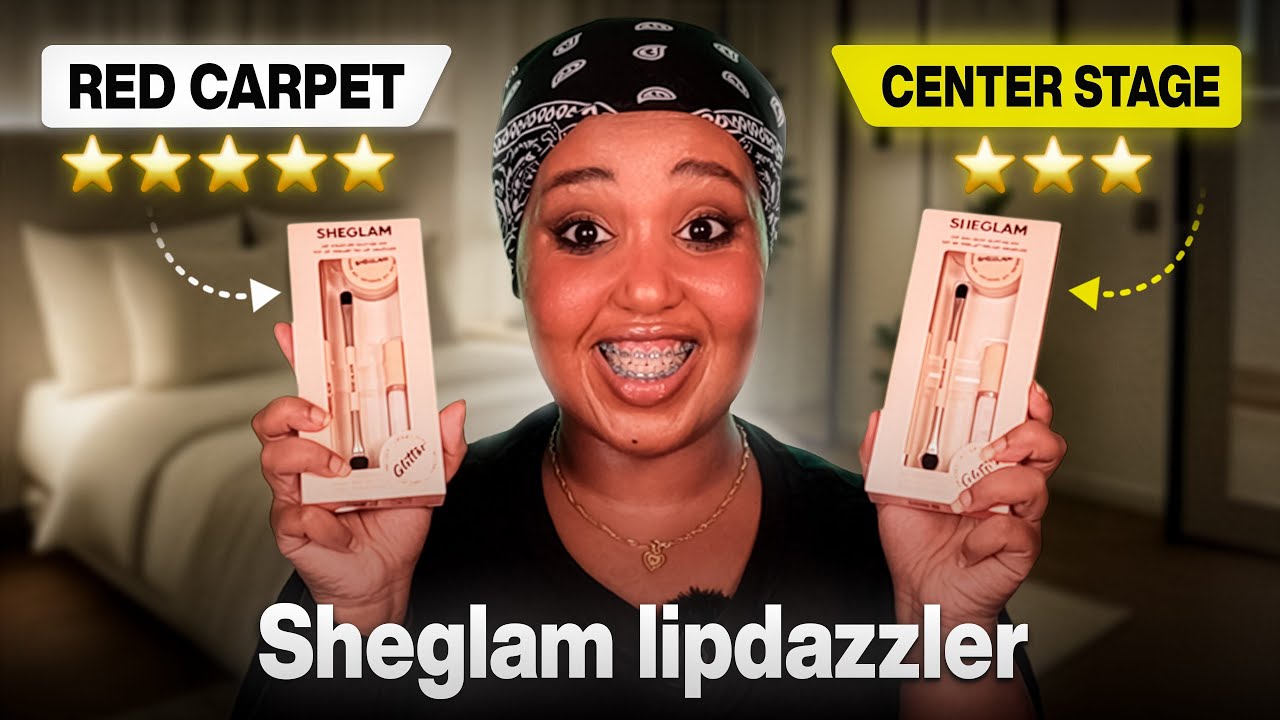 GRWM Sheglam lipdazzler review