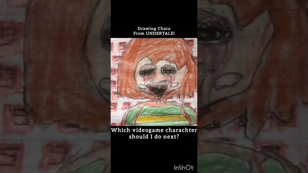 Drawing Chara from Undertale! Rate this 1-10✨ #drawing #undertale  #art