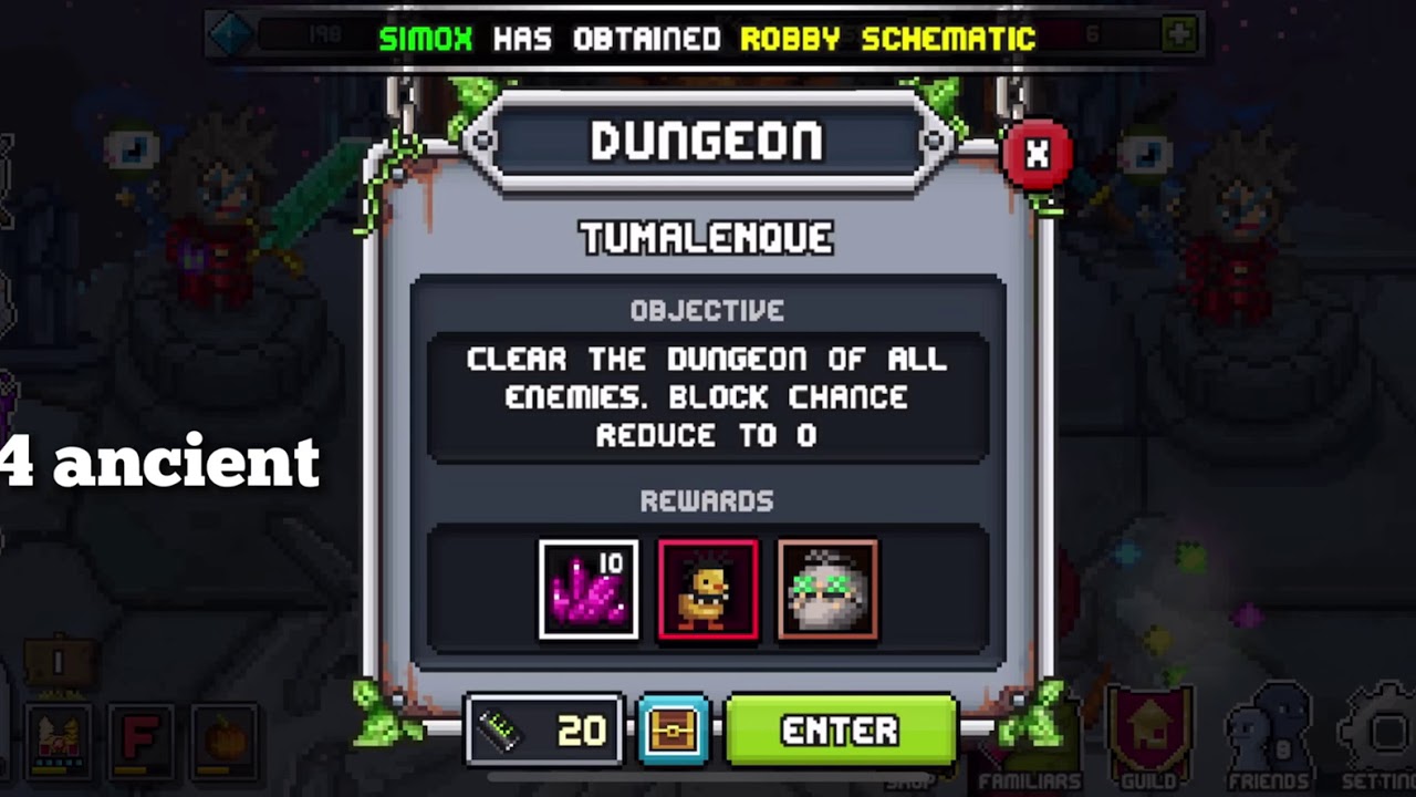 Bit heroes, farming ancient dungeons, by Madara