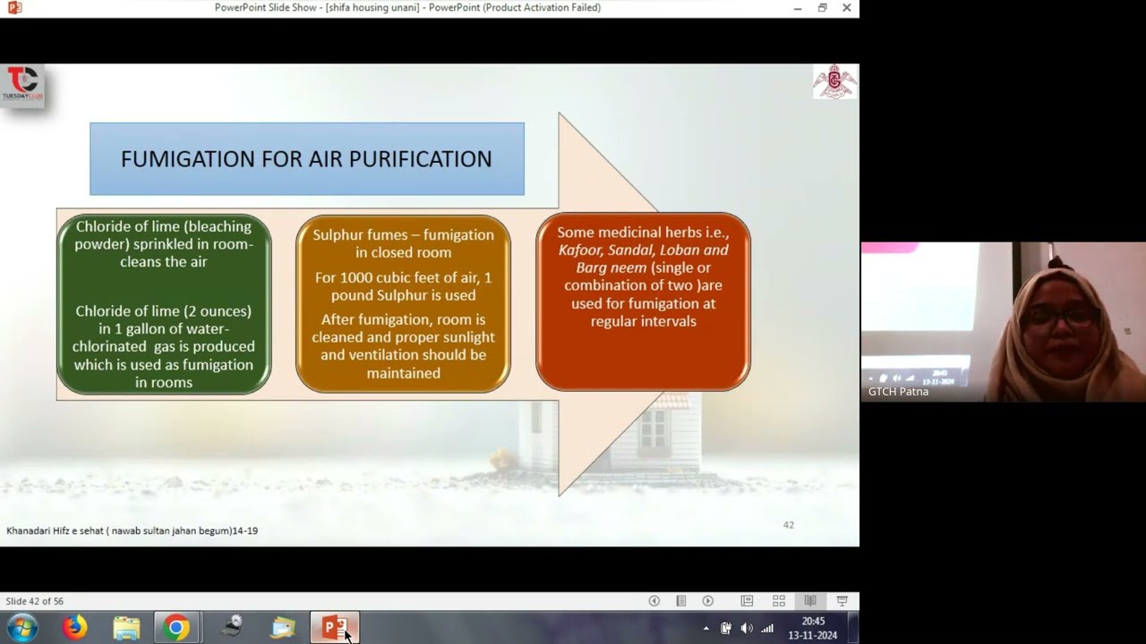 Housing & Health - Unani Perspective: Dr. Shifa Shahid, PG Scholar, #PSM, #GTCH : Tuesday Club