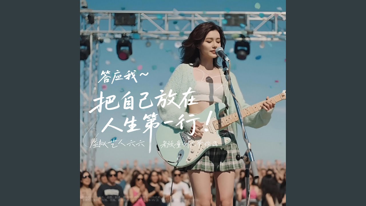 答应我 把自己放在人生第一行 (feat. 虚拟艺人六六) (节奏版)