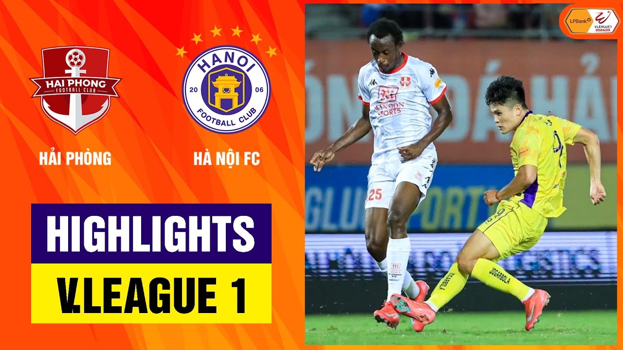 Highlights: Hải Phòng - Hà Nội | Không thể xuyên phá, bỏ lỡ cơ hội, chia điểm siêu kịch tính