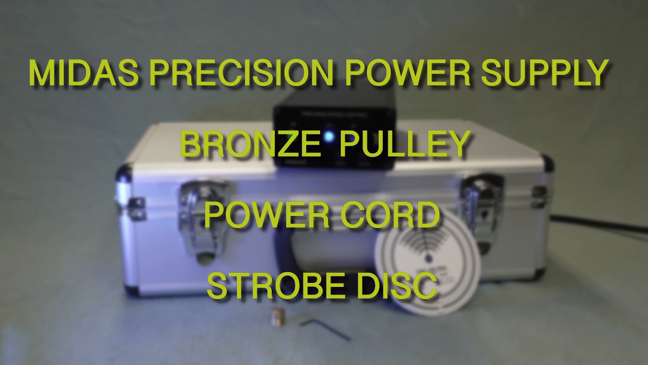 True Point Audio's MIDAS precision speed control for HiFi turntables