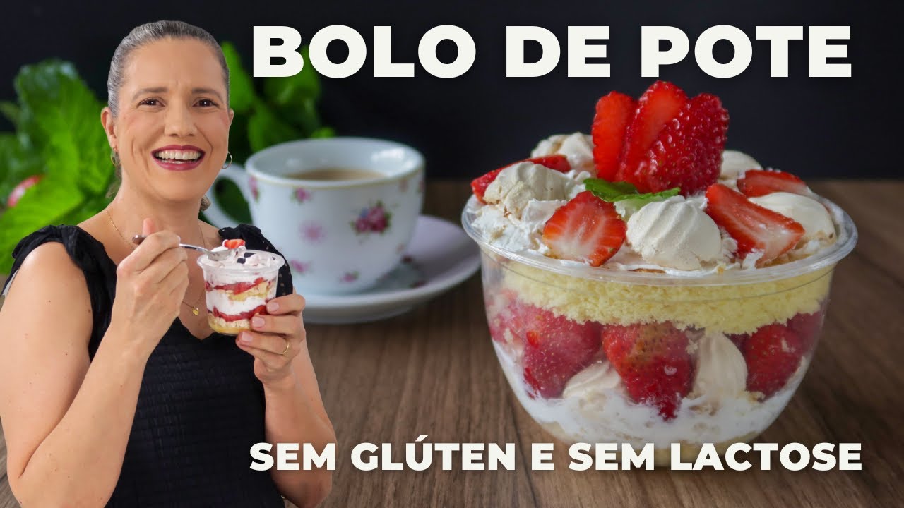 Descubra o Segredo do Bolo de Pote Sem Glúten e Sem Lactose!