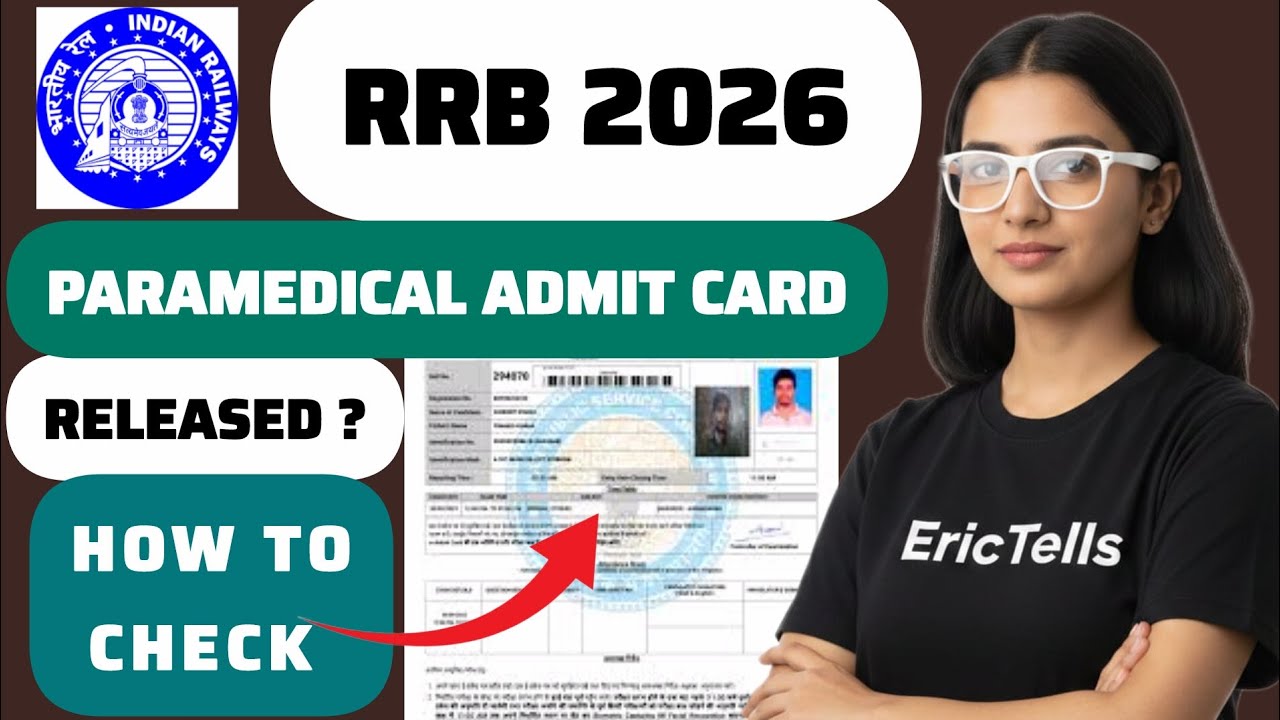 rrb paramedical admit card 2026 | railway paramedical hall ticket 2026