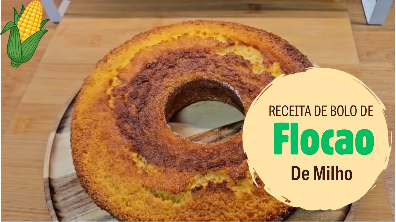 Bolo flocão de milho, liquidificador super rápido e fácil de fazer e fica uma delícia 
